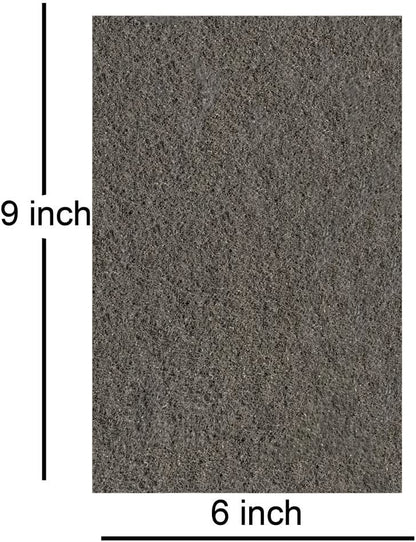 Premium 10 Pack 6" x 9" General Purpose Scuff Pads - Scuffing, Scouring, Sanding, Paint Primer Prep Adhesion Scratch - Surface Preparation Automotive Car Auto Body Woodworking Wood (Grey) - color: Gray