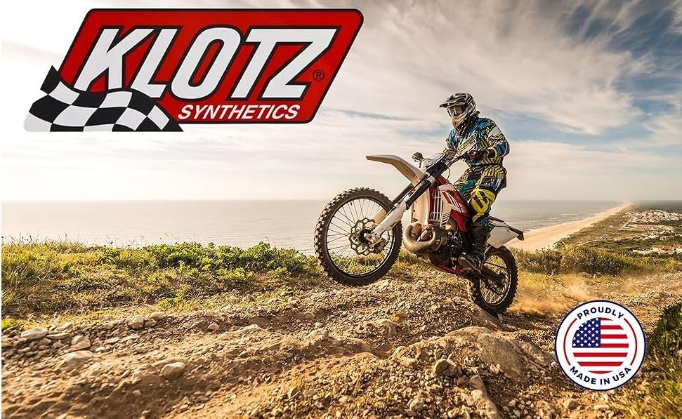 Klotz MX-4 TechniPlate, Hi-Performance Synthetic Motor Oil Lubricant for 4-Stroke Off-Road Racing Motorcycle & ATV Engines | 10W-60 – KL-890 – 1 Quart - size: 10W-60
