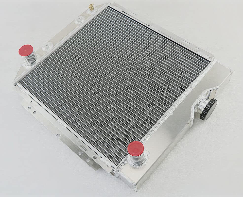 4 ROW Aluminum Radiator Compatible with 1964-1966 FORD MUSTANG & 1960-1965 Ranchero V8