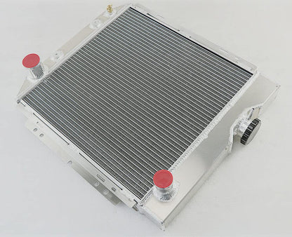 4 ROW Aluminum Radiator Compatible with 1964-1966 FORD MUSTANG & 1960-1965 Ranchero V8