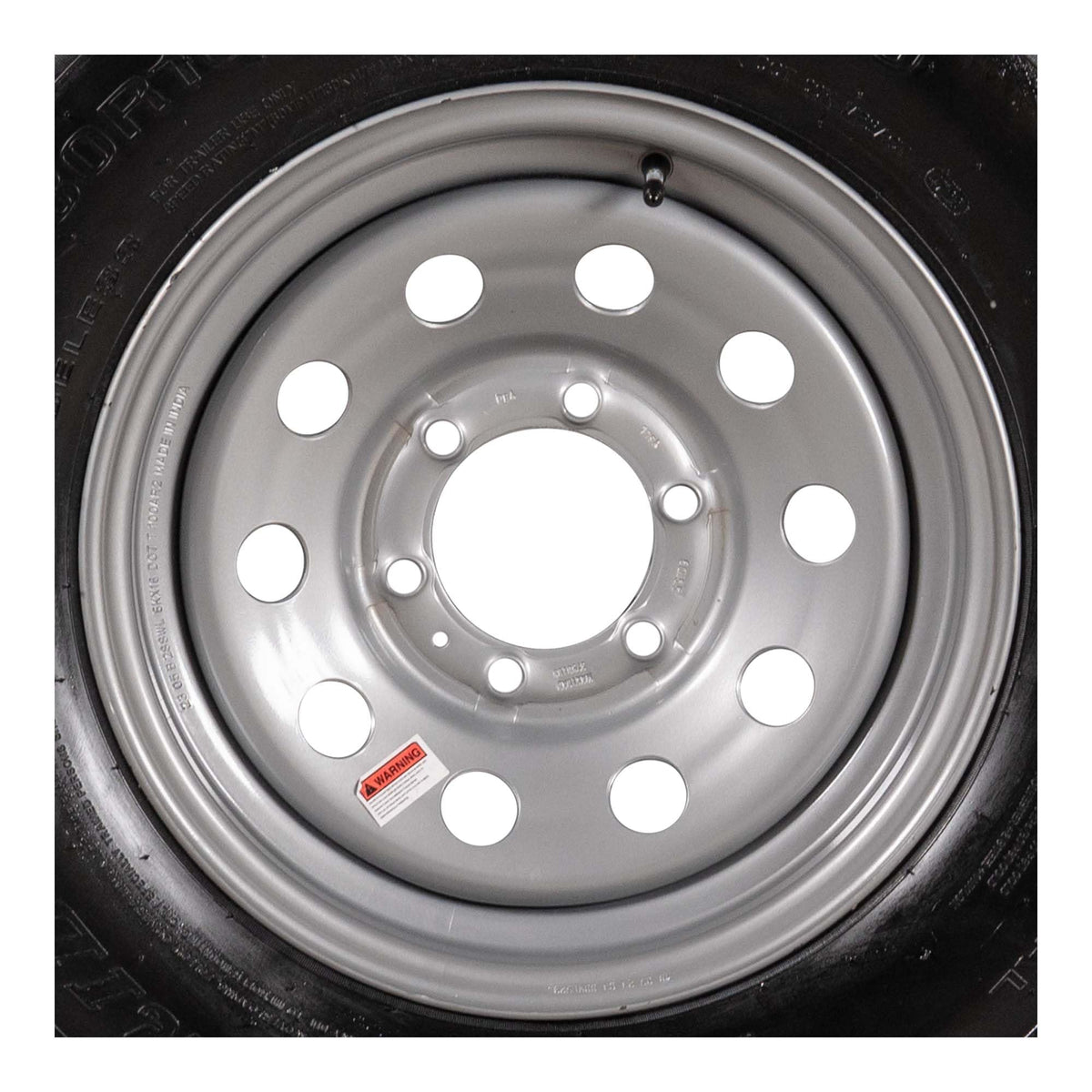 Trailquest ST235/80R16 Radial Trailer Tire and Wheel Assembly, 6 Lug